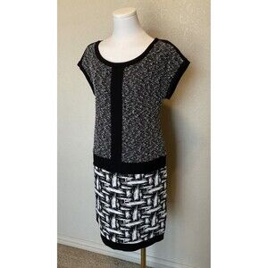 Ann Taylor, Women’s, Sheath Dress, Black/White, Size: M